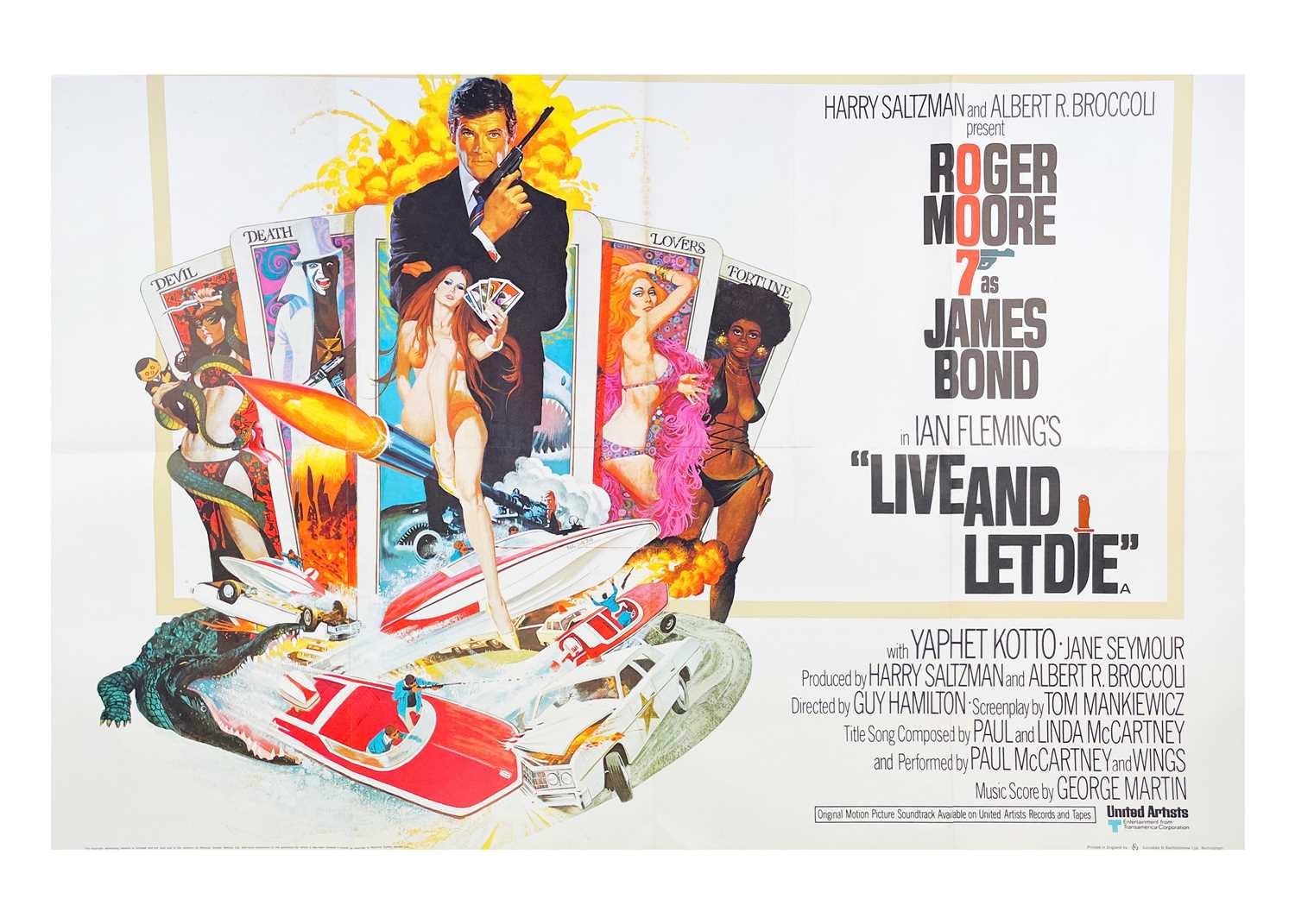 Lot 49 - Roger Moore as James Bond.....Live and Let Die