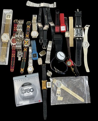 Lot 84 - A collection of quartz fashion watches...