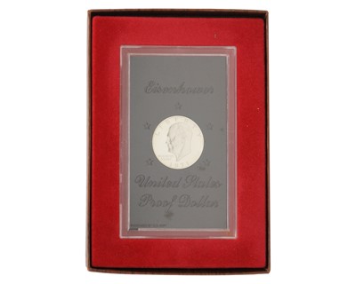Lot 196 - A USA 1971 Eisenhower proof dollar.