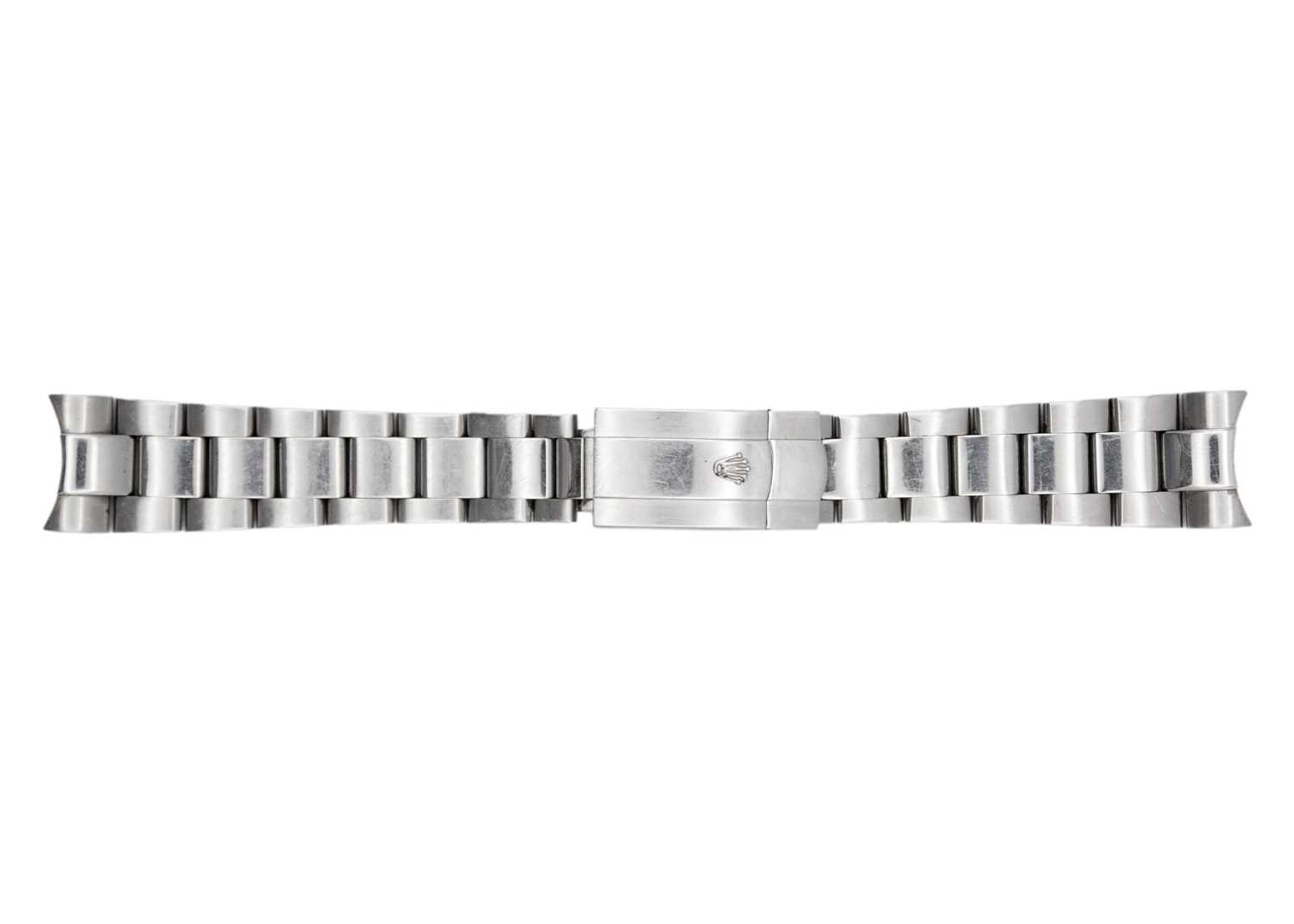Lot 268 - ROLEX - A stainless steel Oyster gentleman's bracelet.