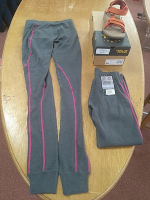Lot 613 - Two Pairs of Ladies Trekmates Vapour Merino Long Johns, Size 10 & 12
