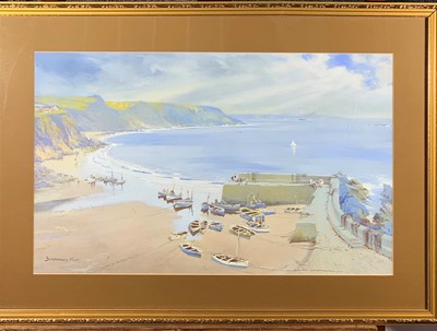 Lot 144 - Baragwanath KING (1864-1939) Cornish Harbour...