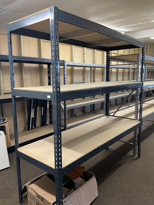 Lot 622 - Three Commercial Shelving Units
