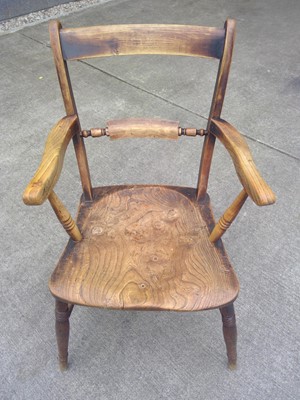 Lot 15 - An Elm and Ash Carver.