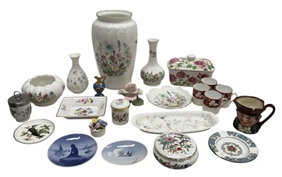 Lot 101 - Two Royal Copenhagen dishes, china comprising...