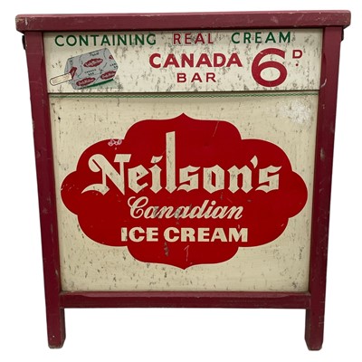 Lot 123 - A Vintage A Frame advertising "Neilson's"...
