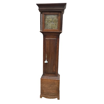 Lot 2 - An Oak George III Longcase clock by William...