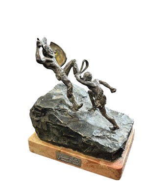 Lot 155 - Yaacov Heller 'David Conquering Goliath',...