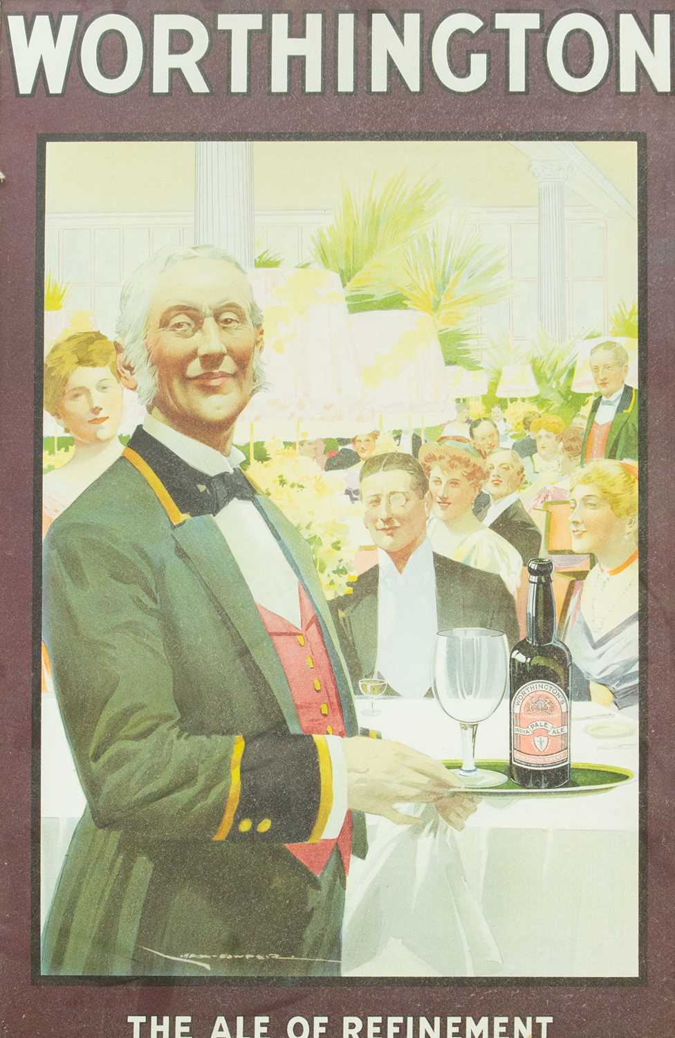 Lot 6 - A Worthington colour pictorial advertisement.