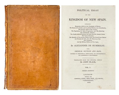 Lot 92 - (Mexico) Alexander de Humboldt and John Black (trans)