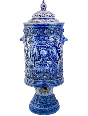 Lot 428 - A large Westerwald stoneware water filter.