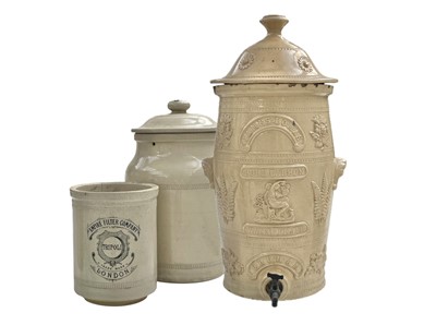 Lot 410 - A James Lomas stoneware water filter.