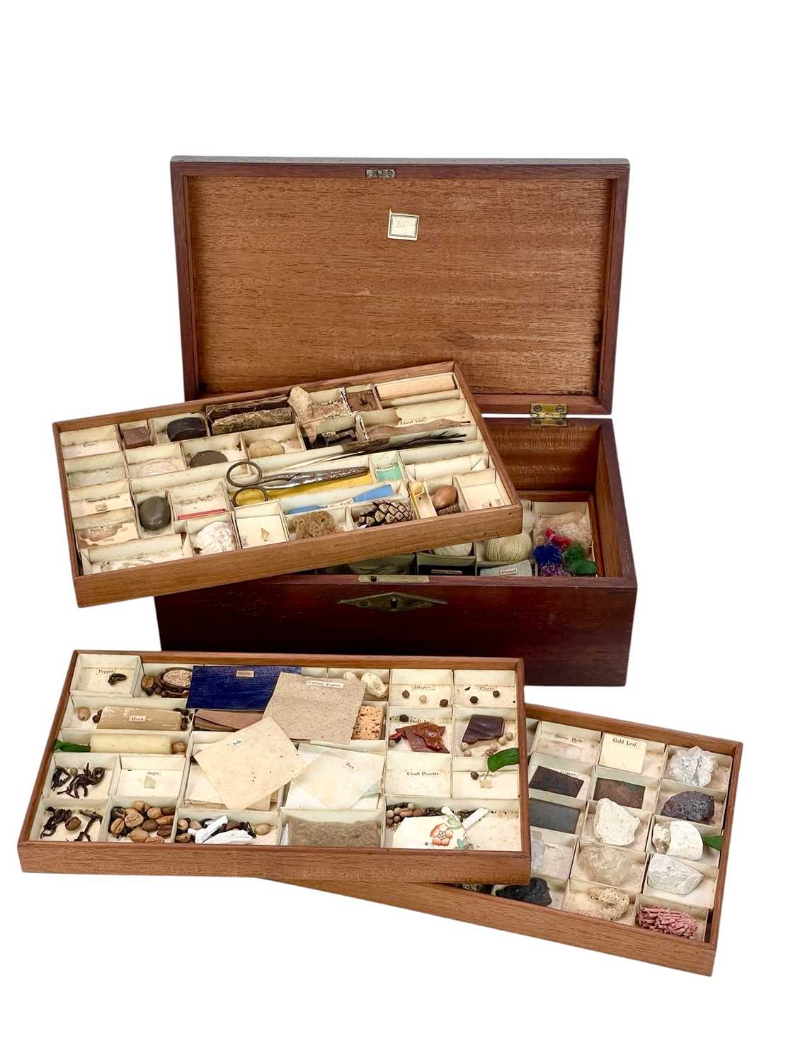 Lot 46 - An early Victorian educational collector's cabinet.