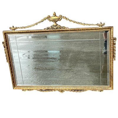 Lot 94 - A Gilt-framed Bevelled edge and detailed...