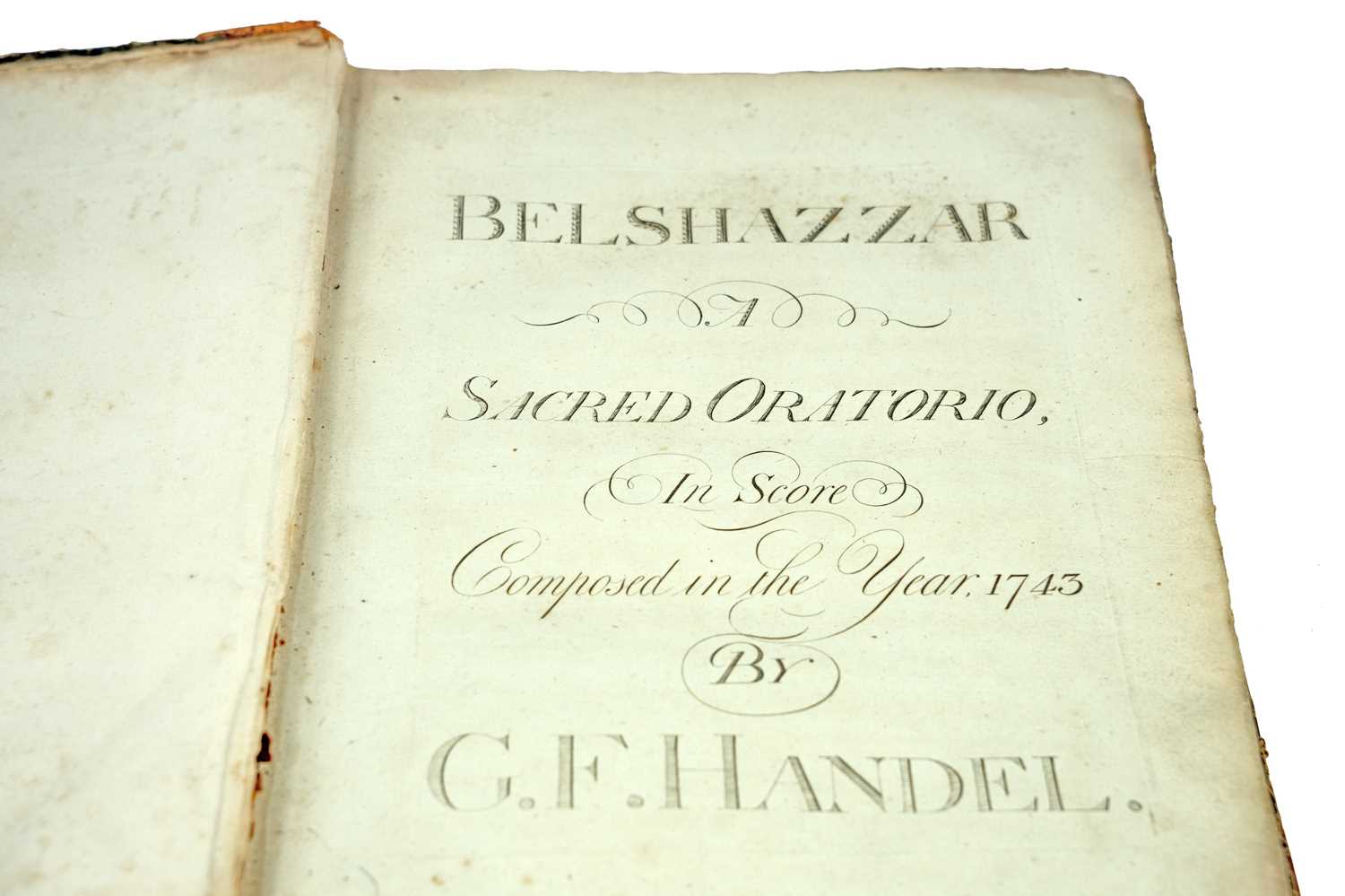 Lot 21 - (Sheet Music) George Frederick Handel