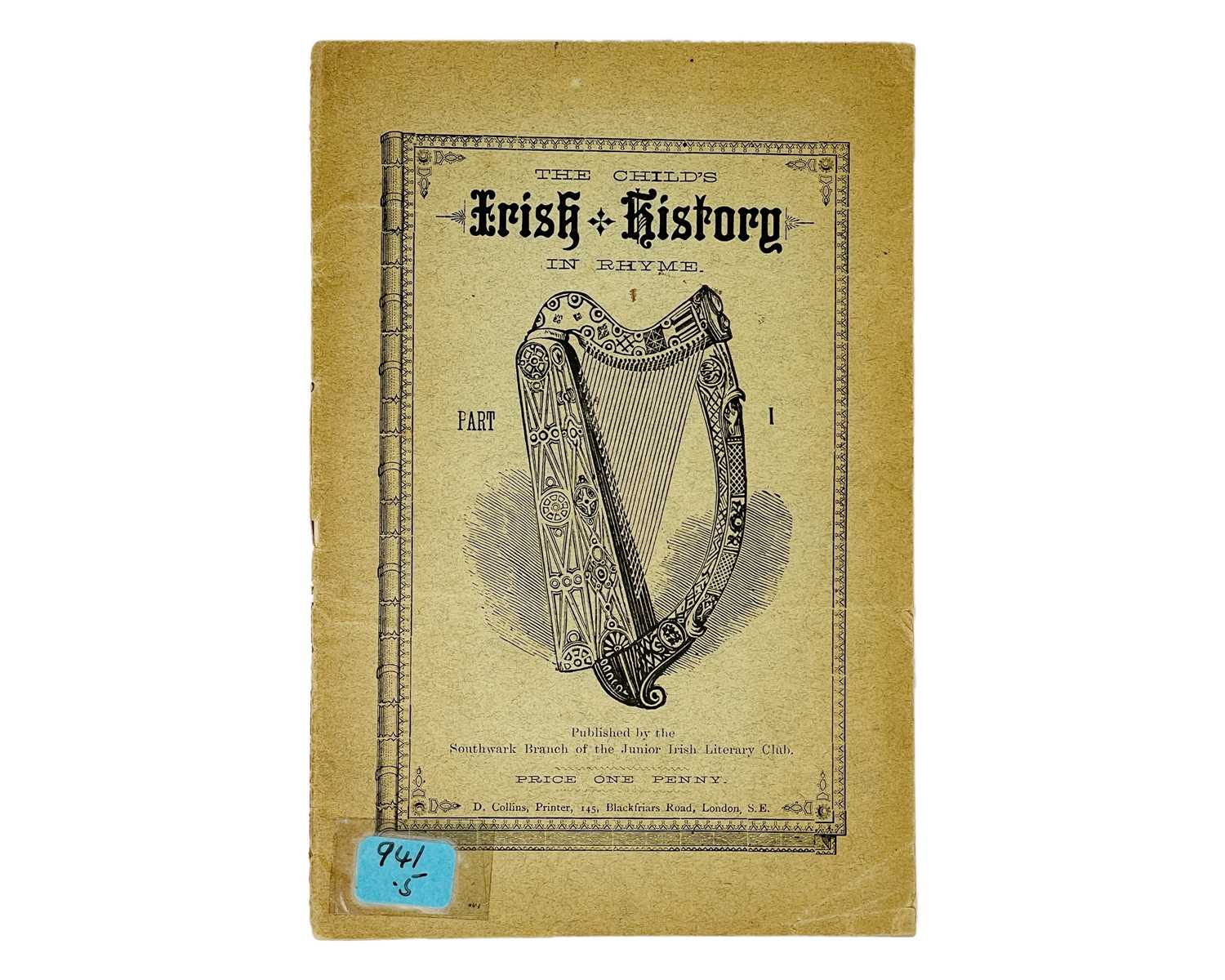 Lot 5 - (Early Irish juvenilia) [Francis Arthur Fahey]