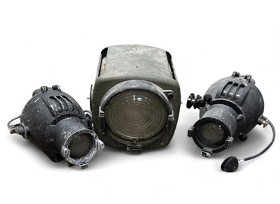 Lot 832 - Three Strand Electric stage lights.