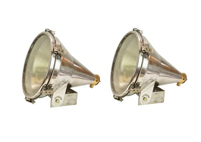 Lot 811 - Two large Daeyang marine flood lights.
