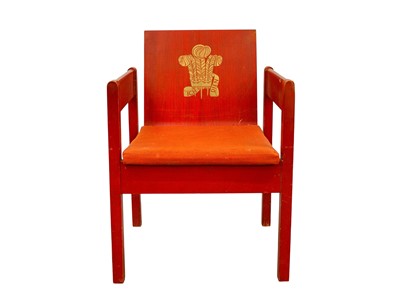 Lot 898 - Two Prince of Wales Investiture Chairs, 1969.