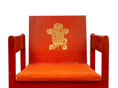 Lot 898 - Two Prince of Wales Investiture Chairs, 1969.