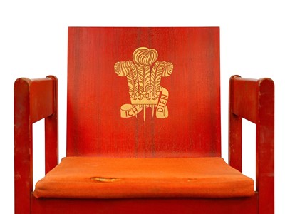 Lot 898 - Two Prince of Wales Investiture Chairs, 1969.