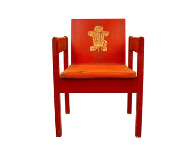 Lot 898 - Two Prince of Wales Investiture Chairs, 1969.