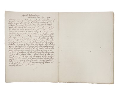 Lot 35 - A small collection of manuscripts and ephemera