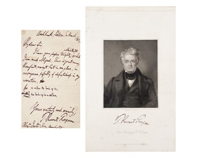 Lot 35 - A small collection of manuscripts and ephemera