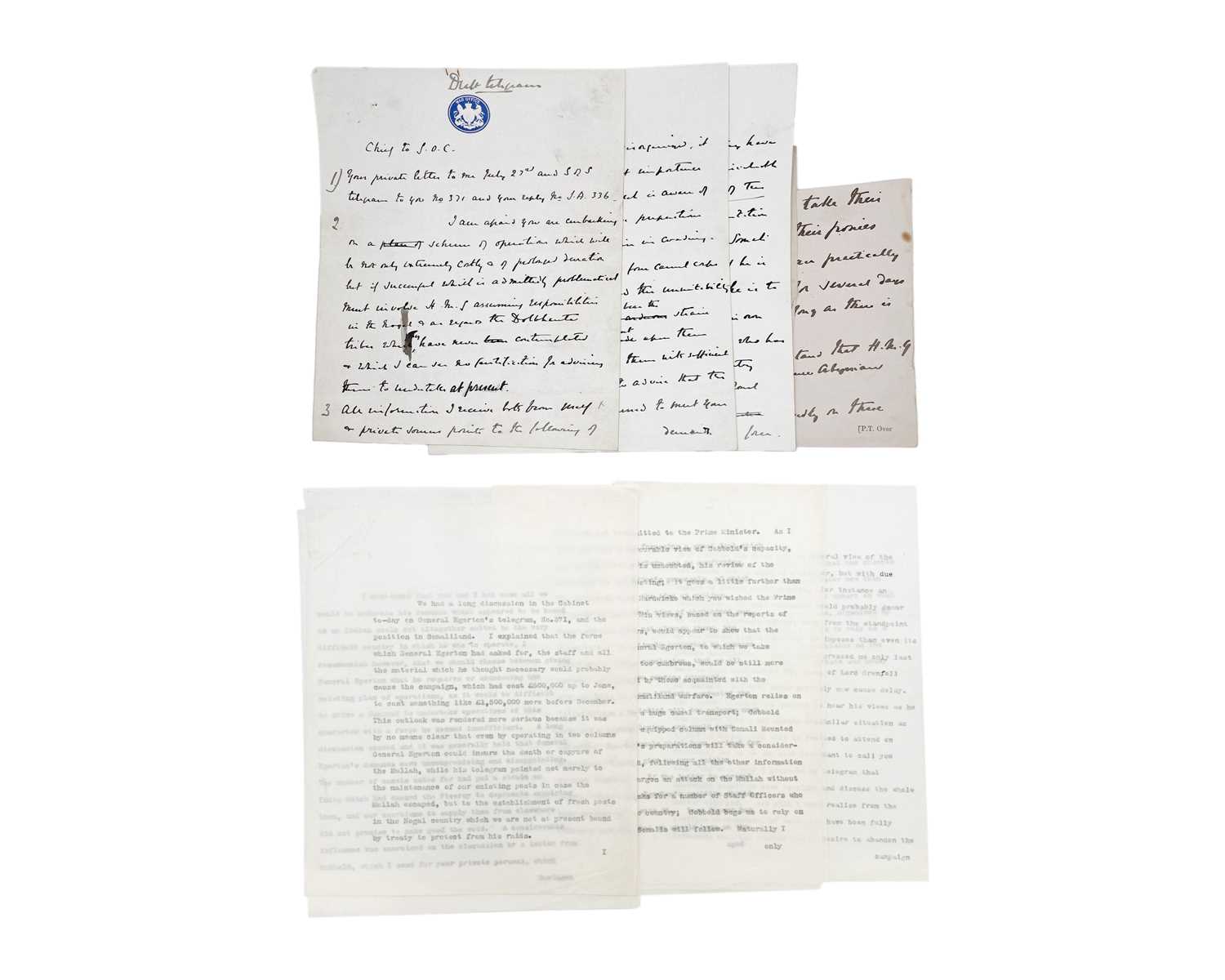 Lot 4 - (The Anglo-Somali War)