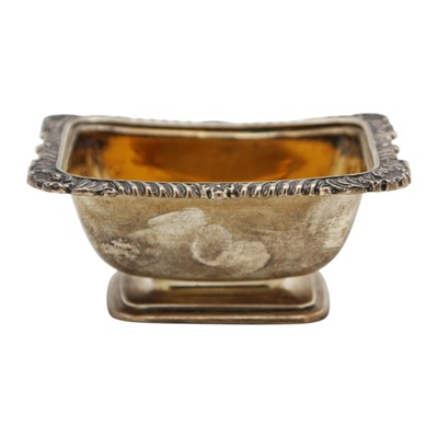 Lot 234 - A Victorian silver pedestal salt by Edward Barnard & Sons Ltd.
