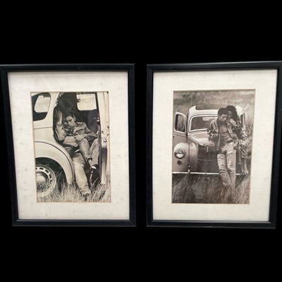 Lot 63 - Two black & white photographs by Anthony...