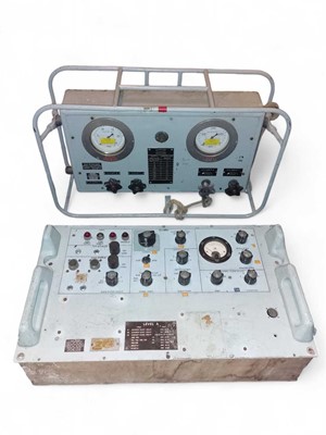 Lot 10 - A diver calibration control panel fixed within...