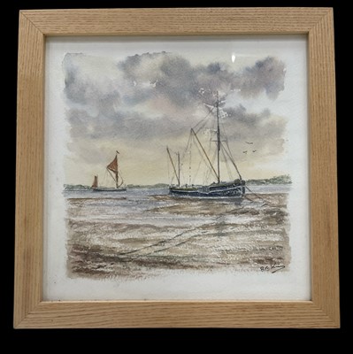 Lot 60 - An original watercolour by Bryon E King, a...