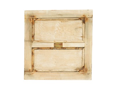 Lot 245 - An oak door hatch from the Alacrity, wrecked off Pendeen, 1963.