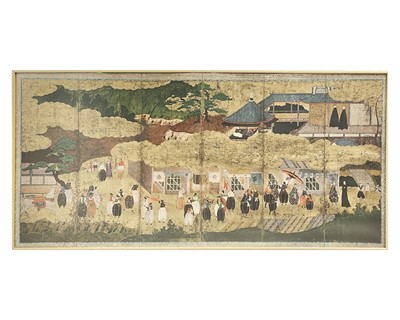 Lot 552 - The arrival of the Portuguese in Japan in 1543.