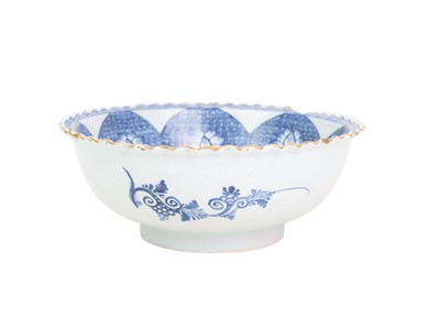 Lot 367 - A London Delft blue and white bowl.