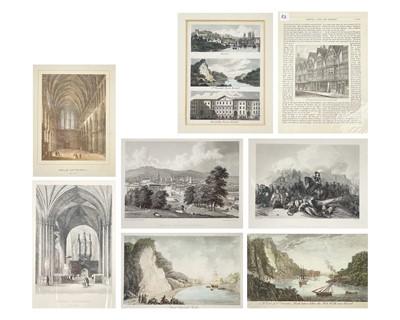 Lot 51 - A large collection of 19th century topographical prints