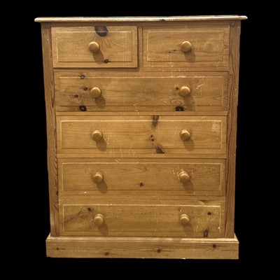 Lot 77 - A good quality, solid pine two-over-four...