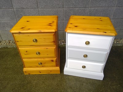 Lot 36 - Two Pine Chest of Drawers, 72cm tall, 51cm...