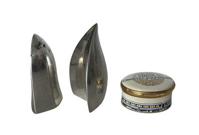 Lot 117 - A pair of modernist salt and pepper shakers by...