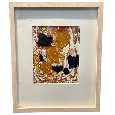 Lot 127 - An Abstract painting, Acrylic on paper. 42 x...