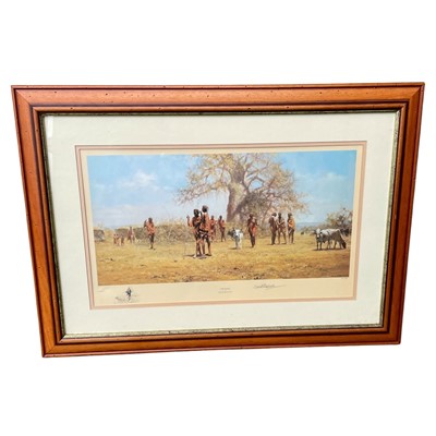 Lot 137 - David SHEPHERD - The Masai.