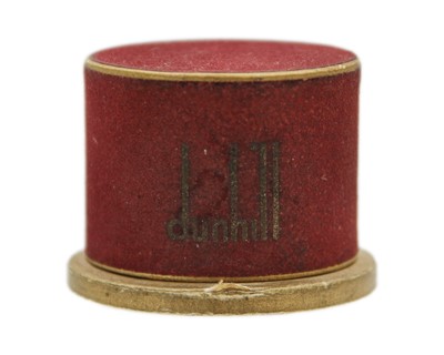Lot 10 - DUNHILL - A 'Baby Sylph' silver-plated engine turned miniature lighter.