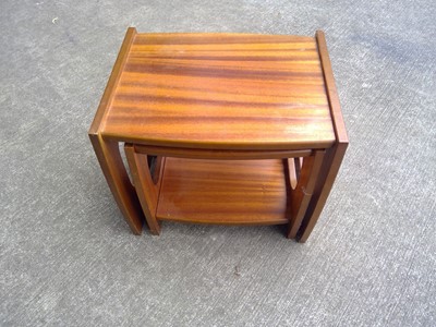Lot 143 - Two Teak Tables. The Outer Table is 38cm tall,...