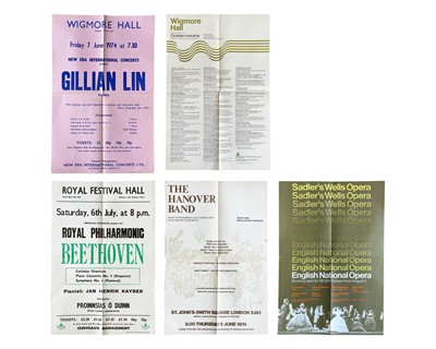 Lot 265 - Concert and Recital Posters