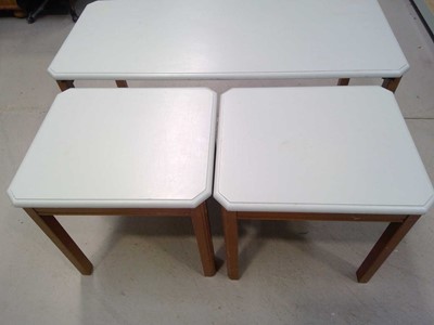 Lot 66 - A Nest of Coffee Tables. The Main Table...