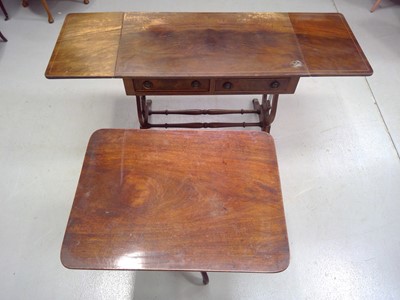 Lot 58 - An Extending Mahogany Console Table and a...