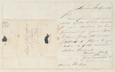 Lot 68A - Robert Drummond (1728-1804) to Admiral Thomas Spry (1754-1828)