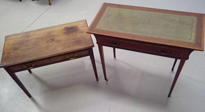 Lot 54 - A Ladie's Writing Desk and a Low Hall Table....