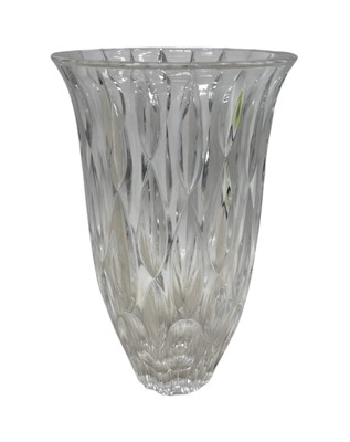 Lot 30 - A Waterford 'Marquis' crystal vase, maker's...